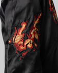 Graphic Souvenir Jacket - Black