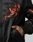 Graphic Souvenir Jacket - Black