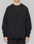 X CHITO Graphic Knit Cardigan - Black
