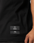 Y-3 Mercedes - AMG Petronas Formula 1 Team Logo Stack Short Sleeve Tee