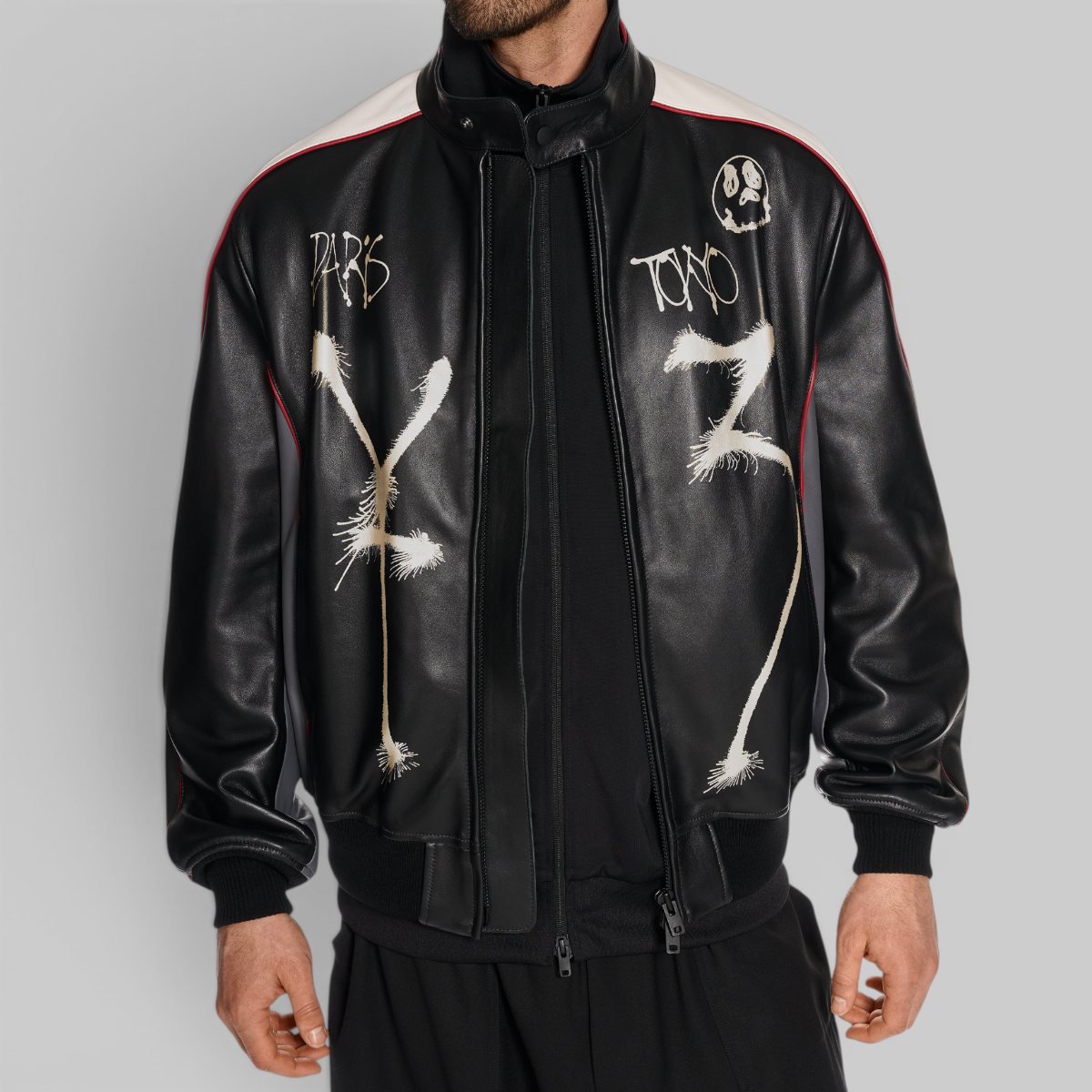 X CHITO GFX Leather Jacket