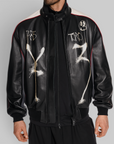 X CHITO GFX Leather Jacket