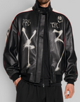 X CHITO GFX Leather Jacket