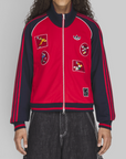 Brain Dead Disney Track Top - Better Scarlet