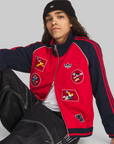 Brain Dead Disney Track Top - Better Scarlet