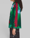 Brain Dead Disney Long Sleeve Jersey - Red/Bold Green/Blue