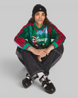 Brain Dead Disney Long Sleeve Jersey - Red/Bold Green/Blue