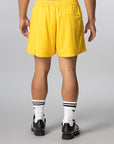 Brain Dead Disney Football Shorts - Bold Gold