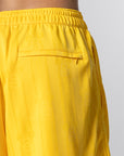 Brain Dead Disney Football Shorts - Bold Gold