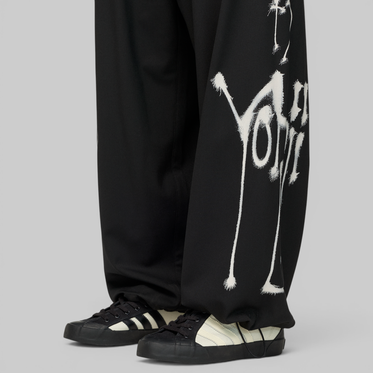 X CHITO Graphic Wool Wide Pant - Black