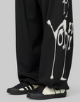 X CHITO Graphic Wool Wide Pant - Black