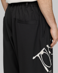 X CHITO Graphic Wool Wide Pant - Black