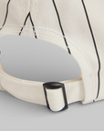 Pinstripe Cap - Chalk White