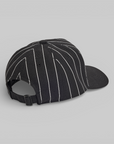 Pinstripe Cap - Black