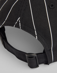 Pinstripe Cap - Black
