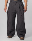 Triple Pleated Pant - Black