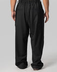 Wool Wide Pant - Black