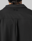 Wool Adaptive Overshirt - Black