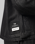 Denim Blouson Jacket - Black