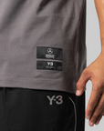 Y-3 Mercedes - AMG Petronas Formula 1 Team Logo Stack Short Sleeve Tee
