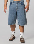 Firebird Jort - Worn Blue Denim