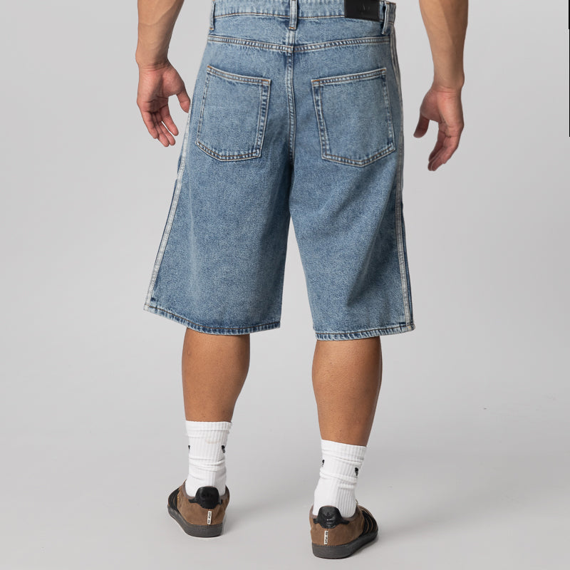 Firebird Jort - Worn Blue Denim