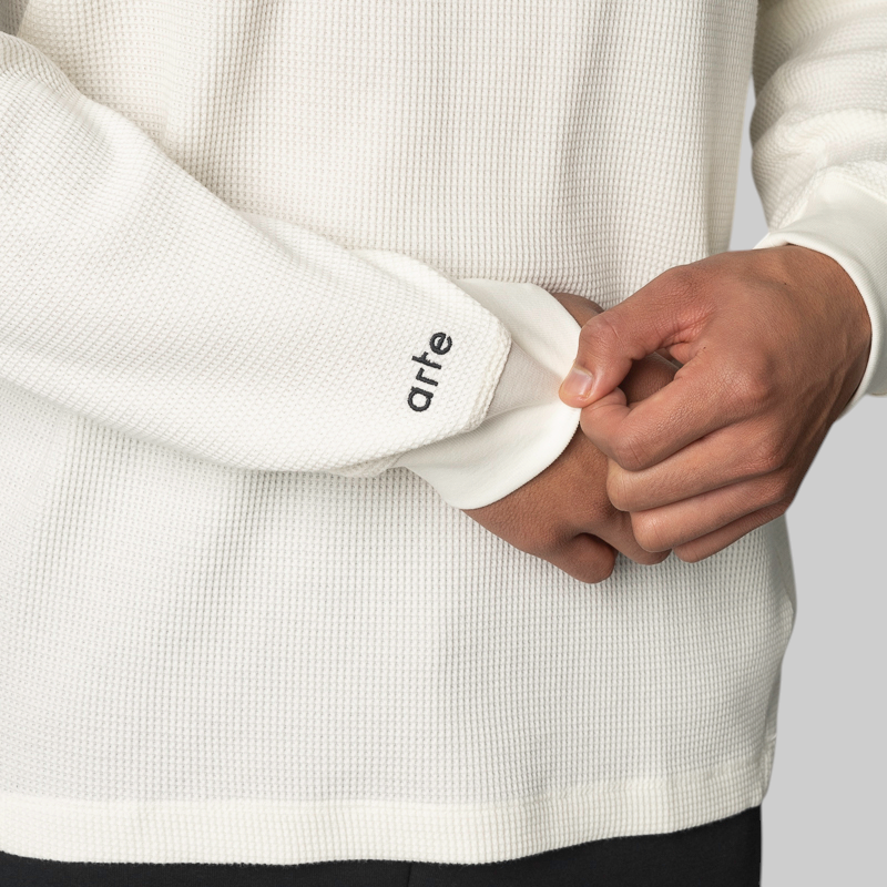 X Arte Henley Shirt (2 Pack) - Black/Off White