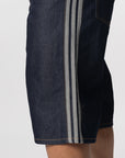 Firebird Adicolour Mid-Rise Straight Leg Jort - Indigo Denim