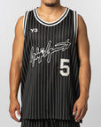 Elite 5 Basketball Jersey - Black