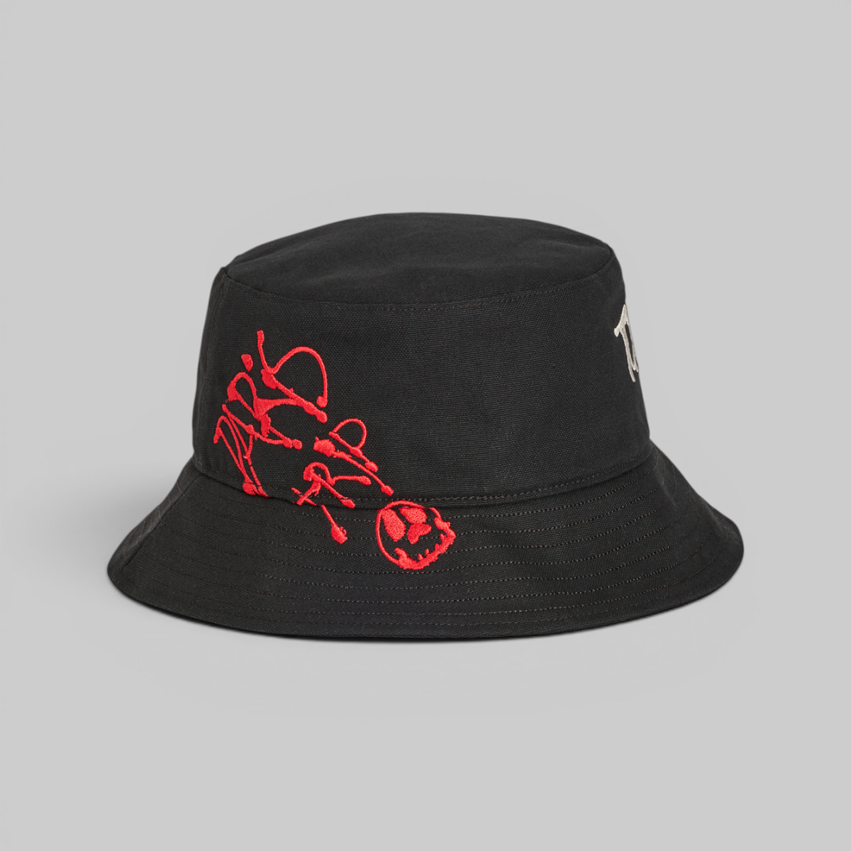 X CHITO Graphic Bucket Hat - Black