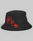 X CHITO Graphic Bucket Hat - Black