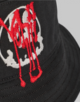 X CHITO Graphic Bucket Hat - Black