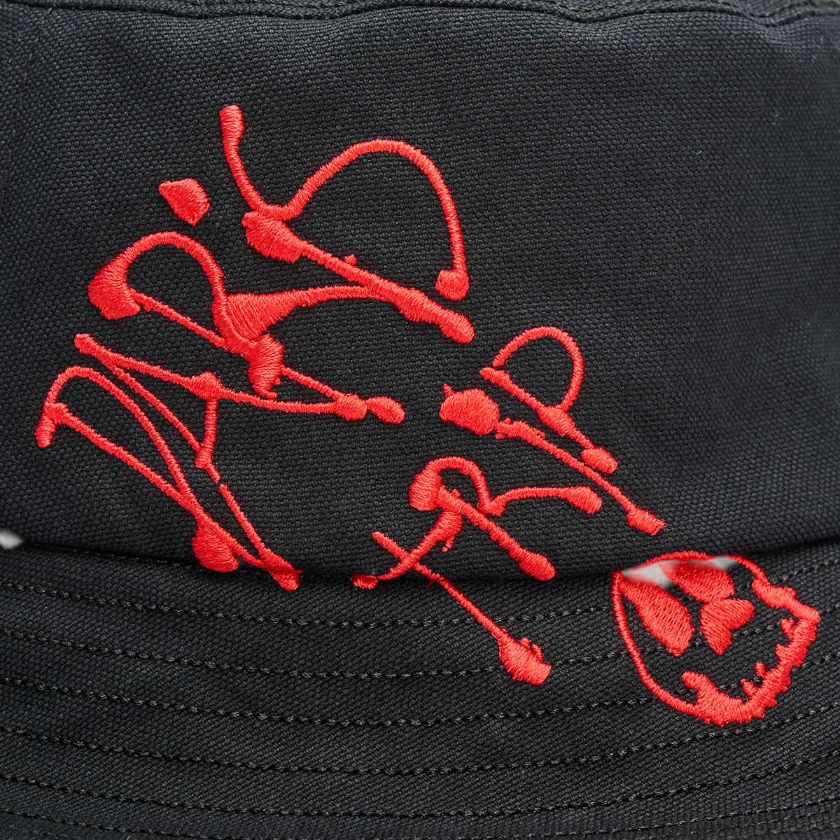 X CHITO Graphic Bucket Hat - Black
