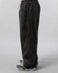 Velvet Corduroy Track Pant - Black