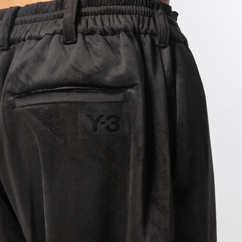 Velvet Corduroy Track Pant - Black