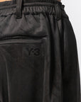 Velvet Corduroy Track Pant - Black