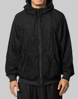 Adapt Reversible Hooded Track Jacket - Black