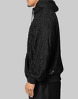Adapt Reversible Hooded Track Jacket - Black