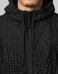 Adapt Reversible Hooded Track Jacket - Black