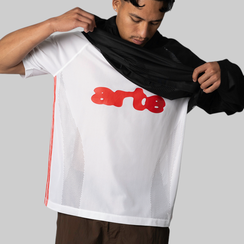 X Arte Long Sleeve Double Layer Jersey - White/Black