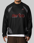 X Arte Long Sleeve Double Layer Jersey - White/Black