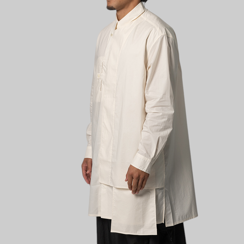 Adaptive Cotton Shirt - Chalk White