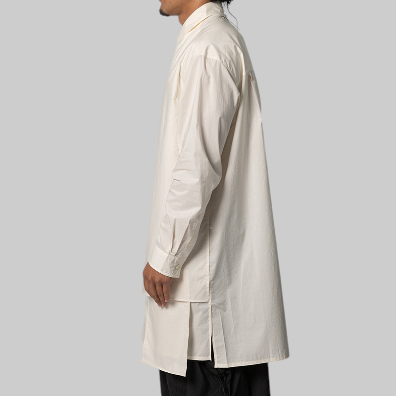Adaptive Cotton Shirt - Chalk White