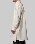 Adaptive Cotton Shirt - Chalk White