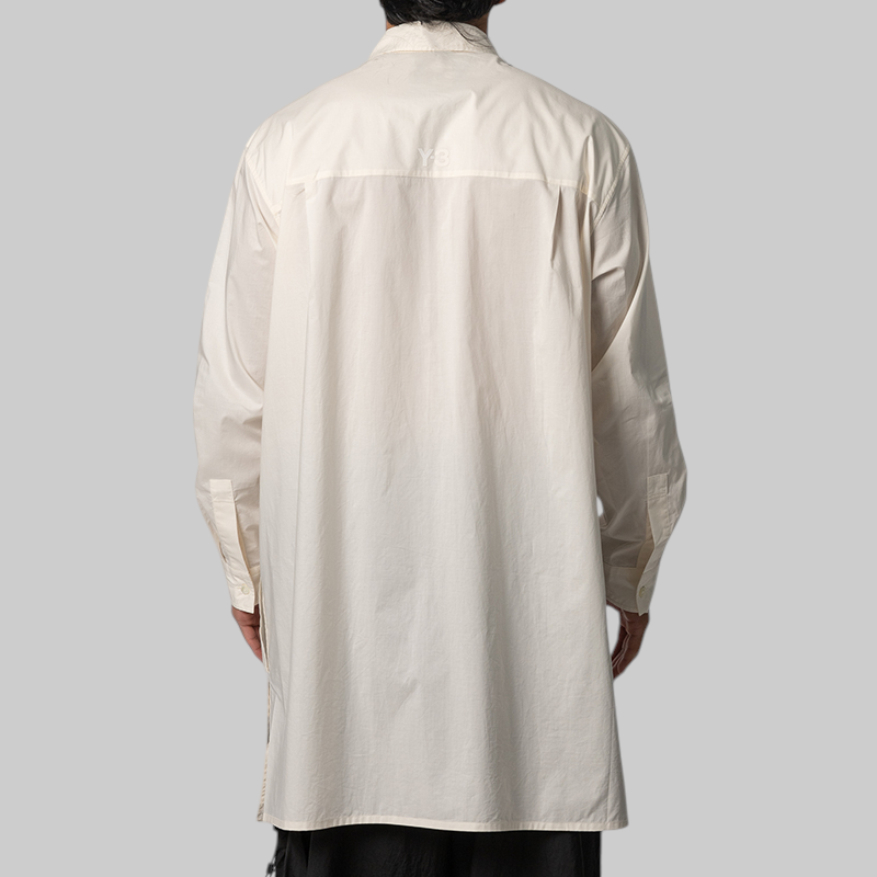Adaptive Cotton Shirt - Chalk White