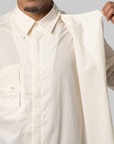 Adaptive Cotton Shirt - Chalk White