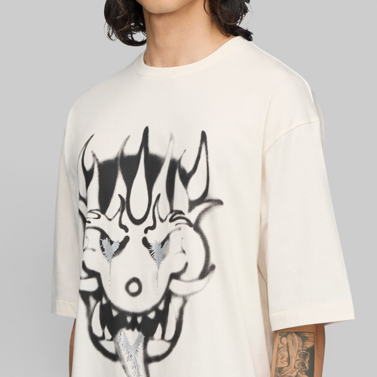 X CHITO Graphic T-Shirt - Chalk White