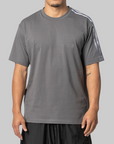 Gradient 3-Stripes T-Shirt - Grey