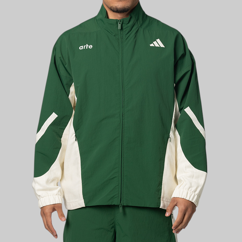 X Arte ZNE MM Full Zip Track Top - Amazon Green/Off White