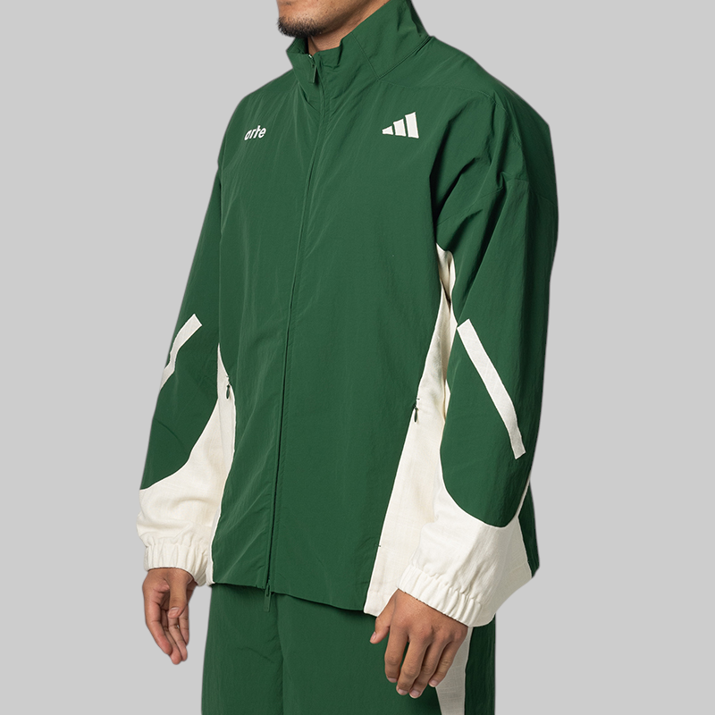 X Arte ZNE MM Full Zip Track Top - Amazon Green/Off White
